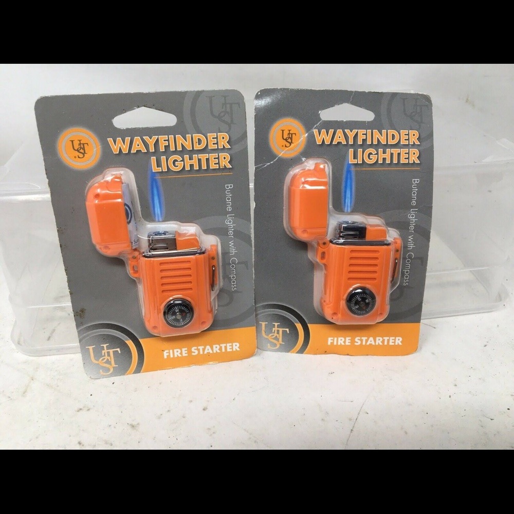 NWT 2 Pack Wayfinder Lighter with Compass